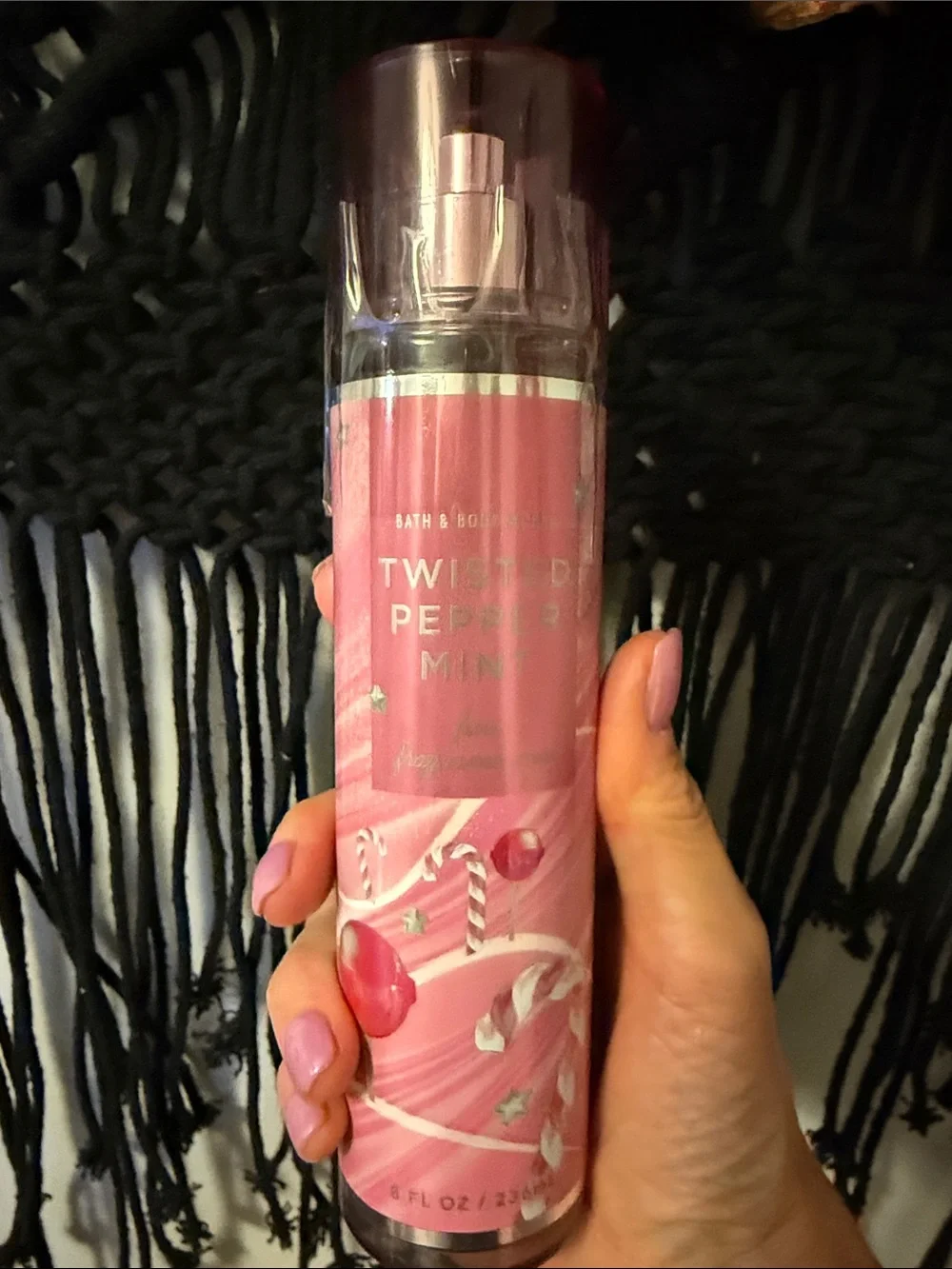 Bath & Body Works Pink Twist of Peppermint Body Mist